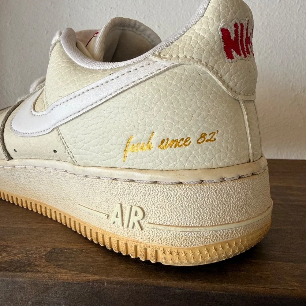 Nike Air Force 1 Low '07 Premium Popcorn‎ Sneakers Men's Size 8.5 CW2919-100